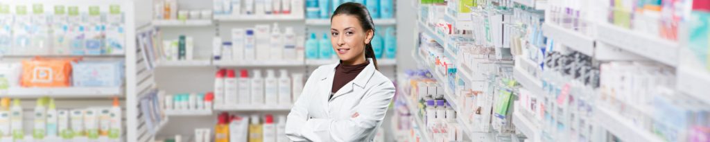 Portrait of a Female pharmacist smiling